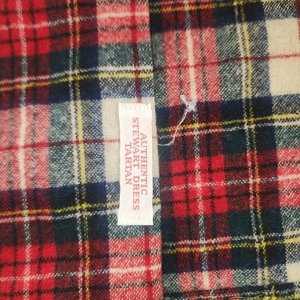 Pendleton Vintage Wool Board Shirt Stewart Dress Tartan Plaid Mens Medium USA - Picture 4 of 8